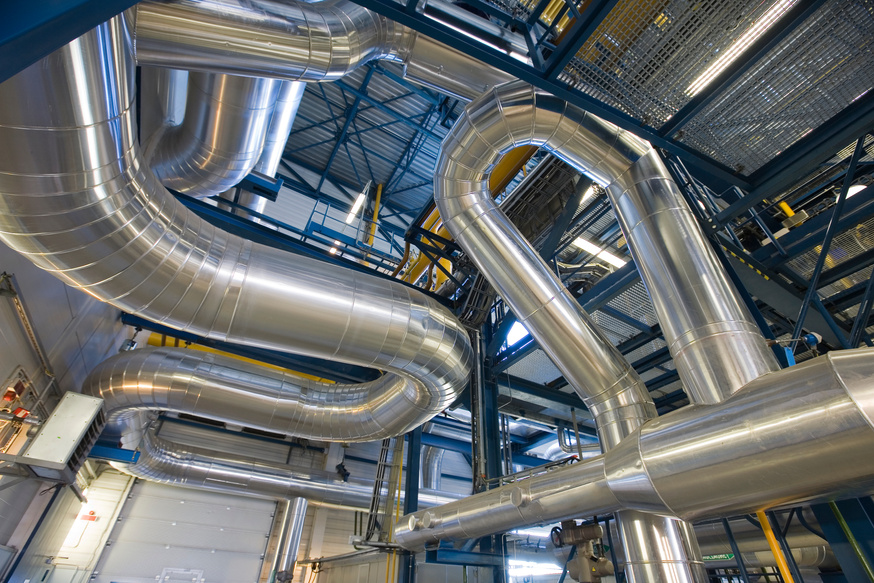 Instalación interior industrial de tuberias